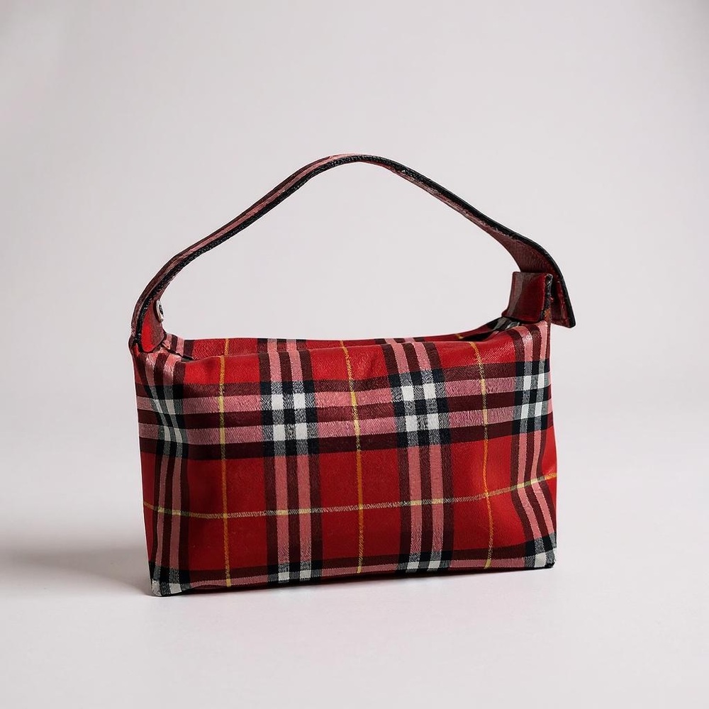Burberry Nova Red Check handbag